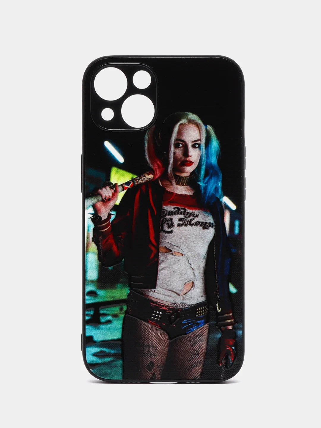 Фуксия чехол с рисунком на iPhone 13 (Айфон 13)