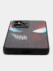 Черный чехол с рисунком на Xiaomi Redmi Note 12 Pro+ (Сяоми Редми Нот 12 Про+)