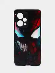 Черный чехол с рисунком на Xiaomi Redmi Note 12 Pro+ (Сяоми Редми Нот 12 Про+)
