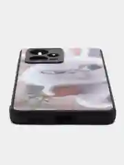 Белый чехол с рисунком на Xiaomi Redmi Note 12 Pro+ (Сяоми Редми Нот 12 Про+)