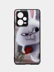 Белый чехол с рисунком на Xiaomi Redmi Note 12 Pro+ (Сяоми Редми Нот 12 Про+)