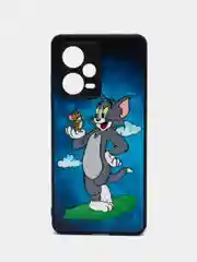 Синий чехол с рисунком на Xiaomi Redmi Note 12 Pro+ (Сяоми Редми Нот 12 Про+)