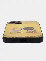 Желтый чехол с рисунком на iPhone 13 (Айфон 13)