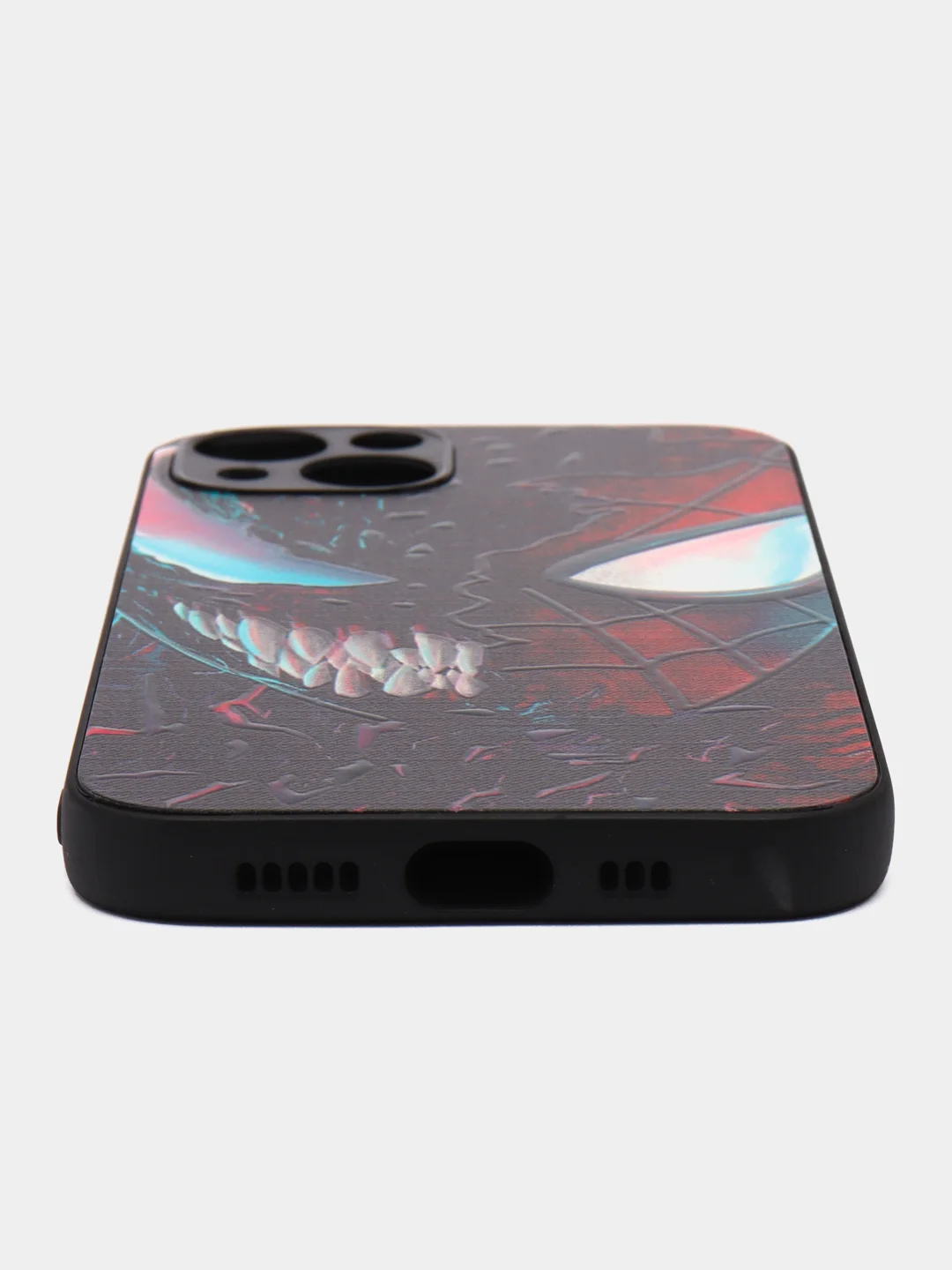 Черный чехол с рисунком на iPhone 13 (Айфон 13)