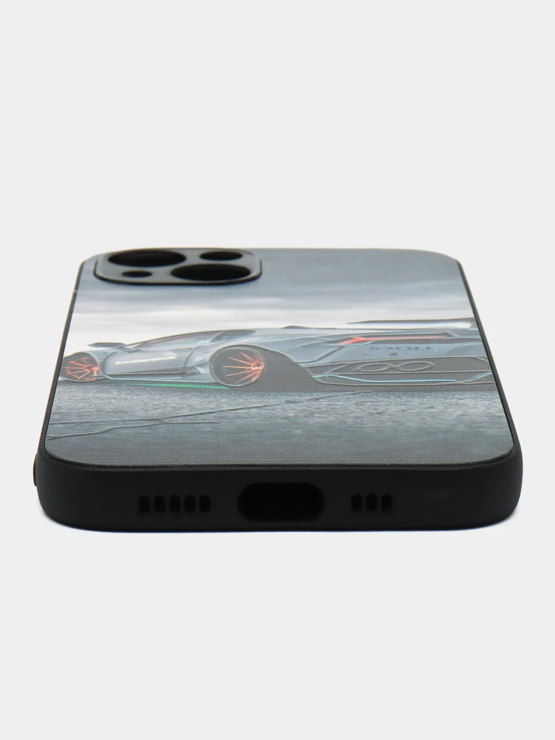 Хром чехол с рисунком на iPhone 13 (Айфон 13)