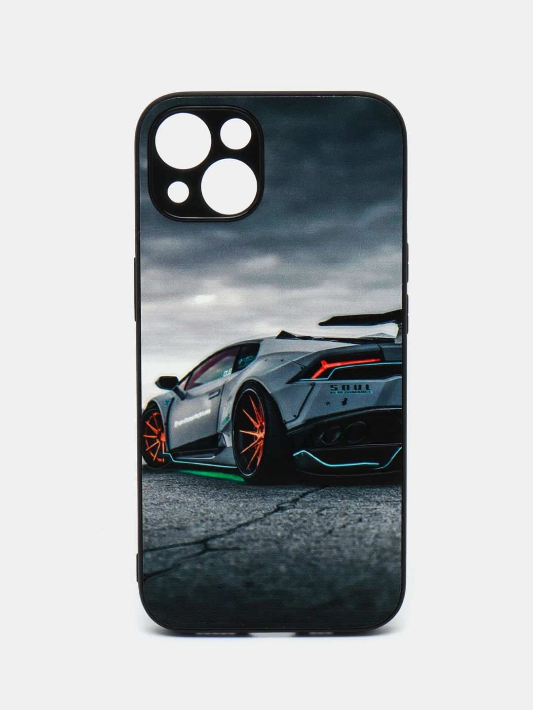 Хром чехол с рисунком на iPhone 13 (Айфон 13)