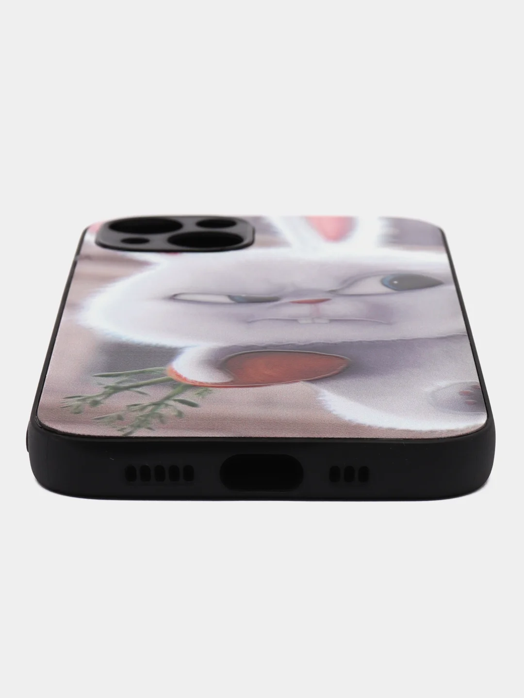 Белый чехол с рисунком на iPhone 13 (Айфон 13)