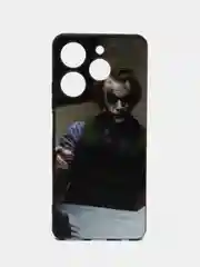 Зеленый чехол с рисунком на Tecno Spark 10 Pro (Текно Спарк 10 Про)