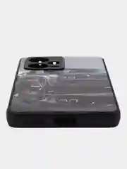 Серый чехол с рисунком на Xiaomi Redmi Note 12 Pro+ (Сяоми Редми Нот 12 Про+)