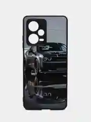 Серый чехол с рисунком на Xiaomi Redmi Note 12 Pro+ (Сяоми Редми Нот 12 Про+)