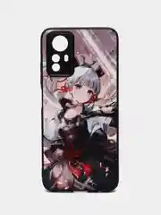 Бежевый меланж чехол с рисунком на Xiaomi Redmi Note 12S (Редми Нот 12С)