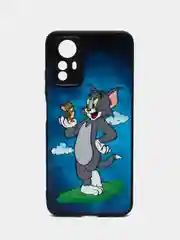 Синий чехол с рисунком на Xiaomi Redmi Note 12S (Редми Нот 12С)