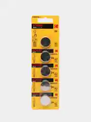 Батарейка Kodak CR2032, литиевая, DL2032, 5 штук