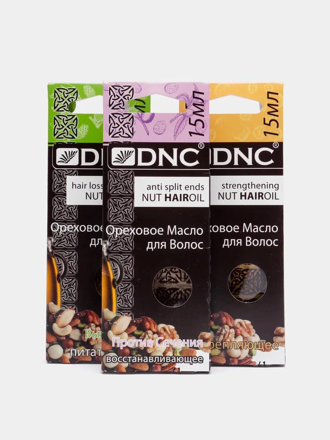 Комплекс натуральных масок DNC, для ухода за волосами, 12 штук