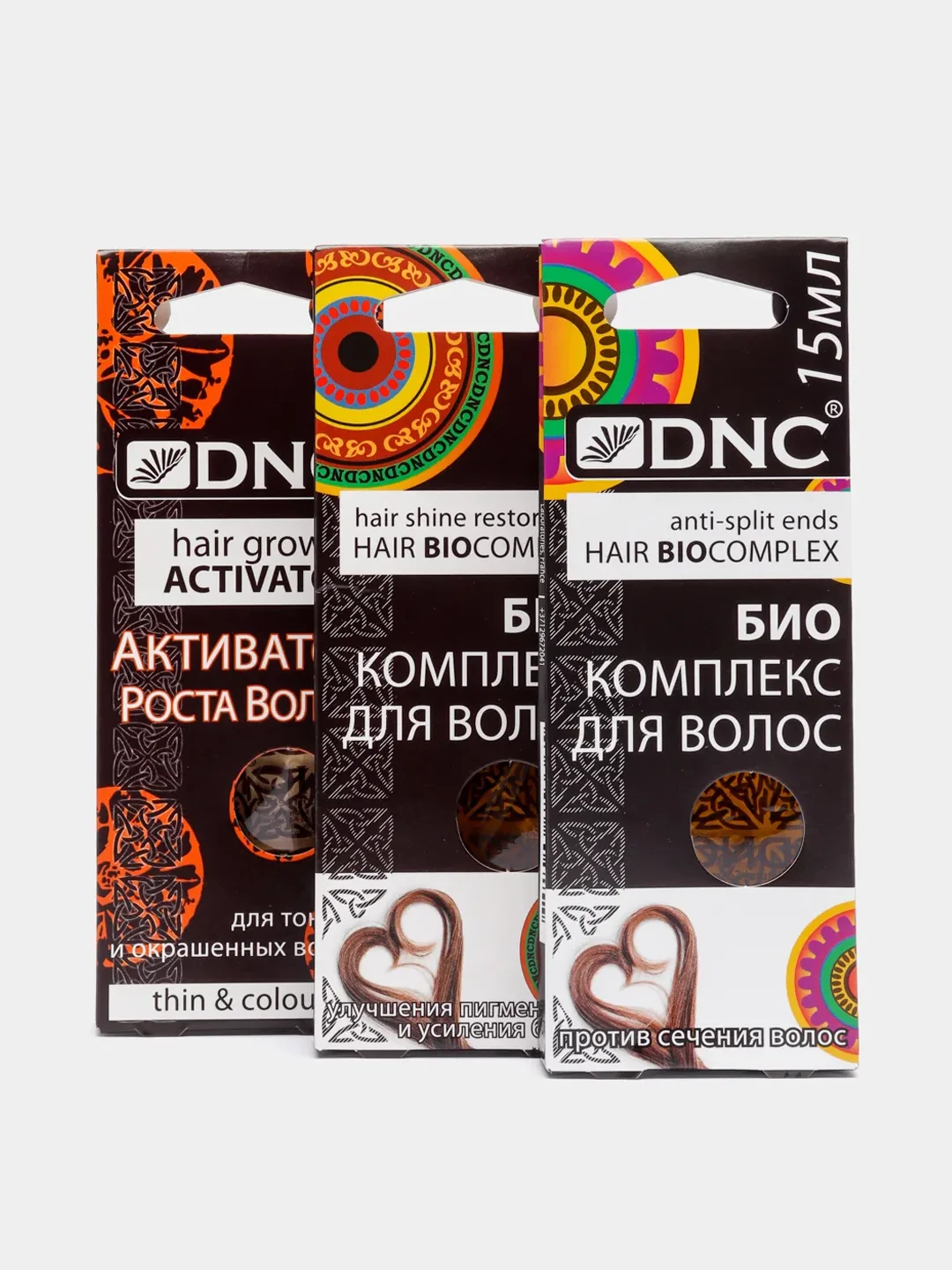 Комплекс натуральных масок DNC, для ухода за волосами, 12 штук