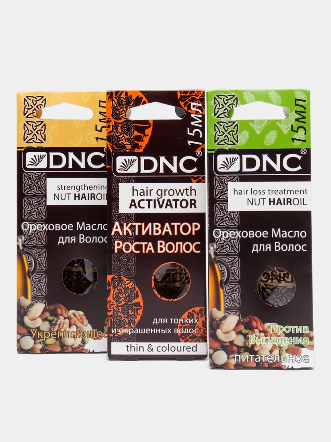 Комплекс натуральных масок DNC, для ухода за волосами, 12 штук