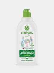 Средство для мытья посуды SYNERGETIC "Алоэ", концентрированное, 500 мл