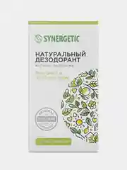 Натуральный дезодорант SYNERGETIC, бергамот и зеленый лайм, 50 мл