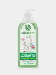Мыло жидкое для рук Synergetic "Лемонграсс и мята", антибактериальное, 1 л