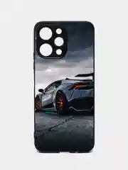 Хром чехол с рисунком на Xiaomi Redmi 12 (Сяоми Редми 12)