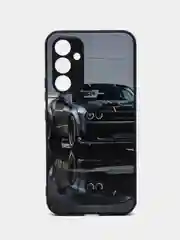 Серый чехол с рисунком на Samsung Galaxy A54 (Самсунг Галакси А54)