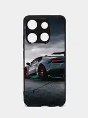 Хром чехол с рисунком на Tecno Spark Go 2023 и Tecno Pop 7 (Техно Го 2023 и Текно Поп 7)