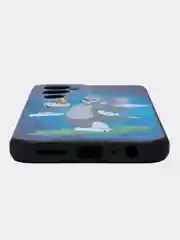 Синий чехол с рисунком на Tecno Pova 4 Pro (Текно Пова 4 Про)
