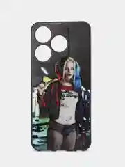 Фуксия чехол с рисунком на Tecno Spark 10 и Tecno Spark 10C (Текно Спарк 10 и Текно Спарк 10С)