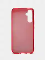 Красный чехол блестящий Samsung Galaxy A34 5G, накладка c блёстками