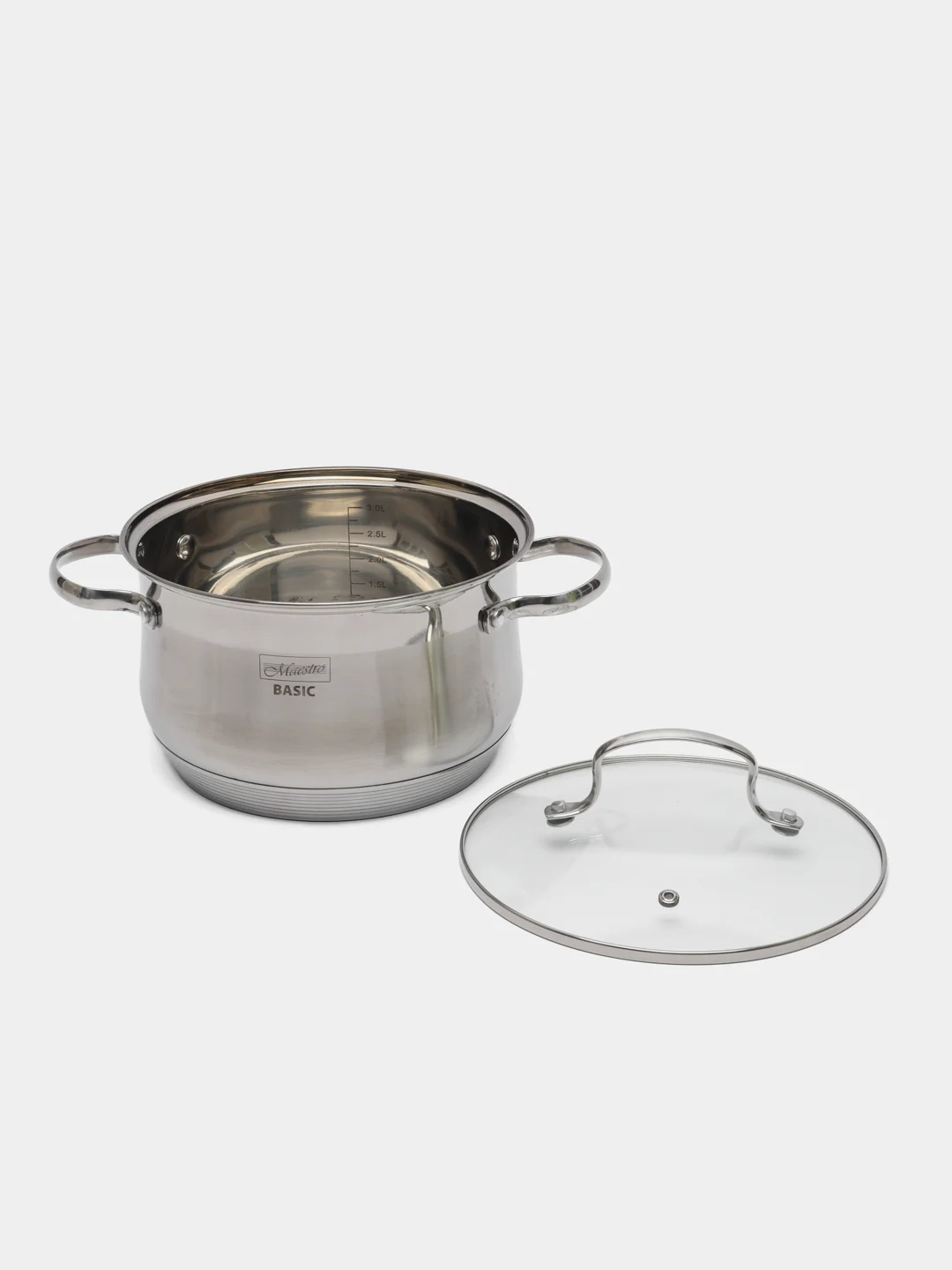 Кастрюля Maestro MR-3512-20, с крышкой, 3,9 л, 20 см