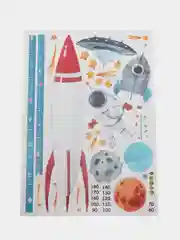 Ростомер / линейка для измерения роста / наклейка