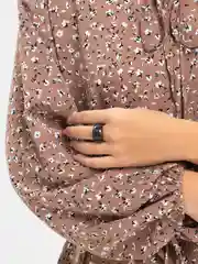 Бронзовый кольца из эпоксидной смолы, перламутровые, уникальные, тренд года 2024, роскошное, модное