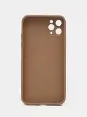 Бежевый чехол на айфон iPhone 11, 12, 13, 14, 15, XR, Pro, Pro Max. Кожаный