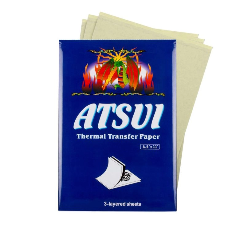 Трансферная бумага для тату, тату бумага для перевода эскиза Atsui A4