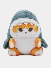 Мягкая игрушка "Кот-акула" 30 см, 20 см