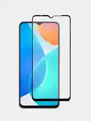 Черный защитное стекло для Infinix Hot 30i (Инфиникс Хот 30Ай)