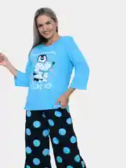 Индиго домашний женский костюм с длинным рукавом, пижама, футболка и кюлоты, лонгслив с брюками