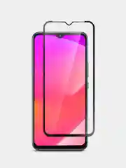 Черный защитное стекло для Infinix Hot 20i / Инфиникс Хот 20Ай