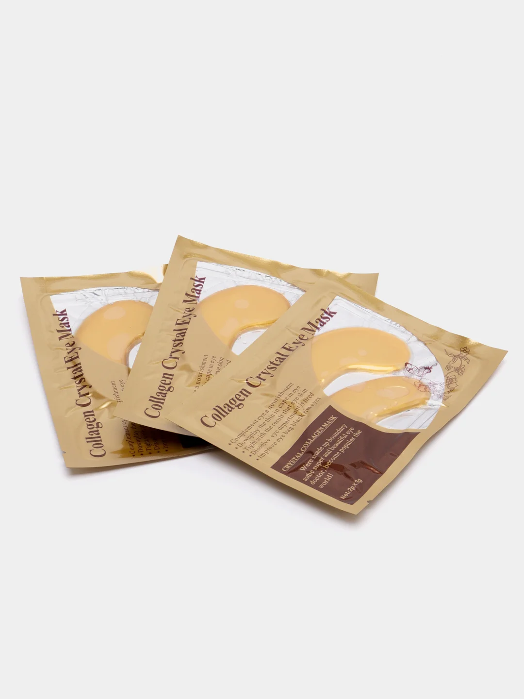 Бронзовый патчи коллагеновые для глаз Collagen Crystal Eye Mask
