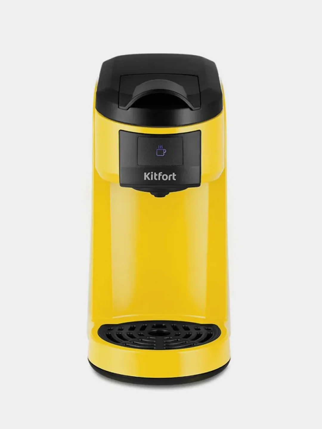 Кофеварка капсульная Kitfort КТ-7121-3, черно-желтый