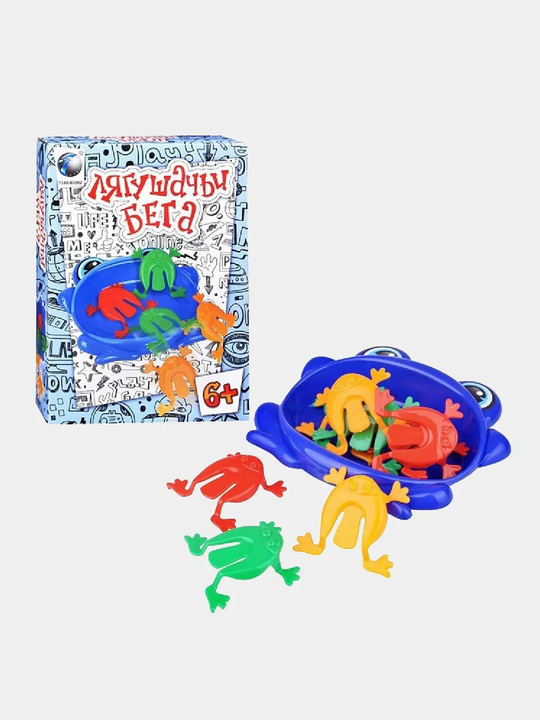 Настольная игра "Лягушачьи бега"