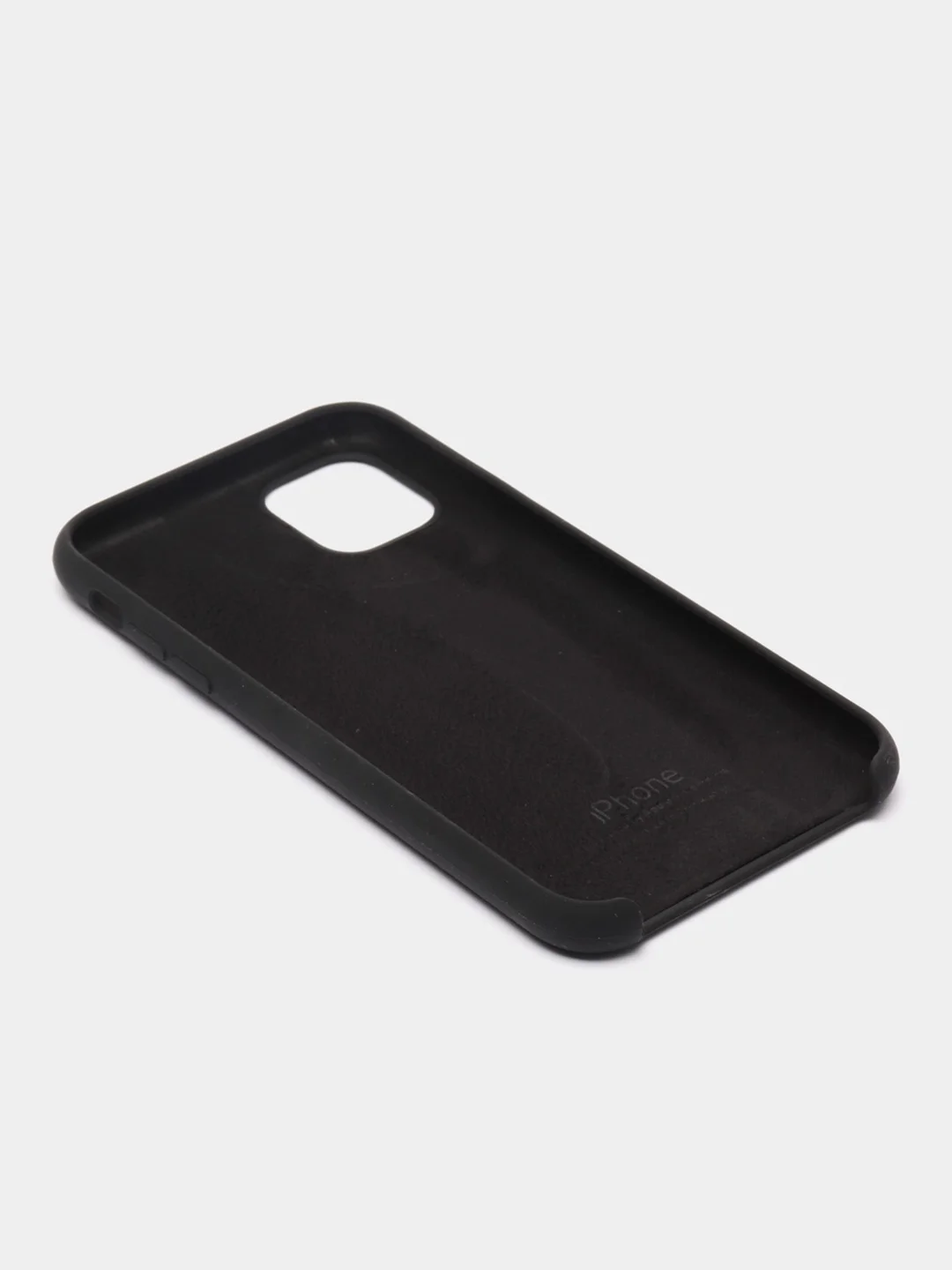 Черный чехол силиконовый iPhone 6/6S, 7/8/SE 2020, Plus, X/XS, XR, 11, 12, Pro, Max