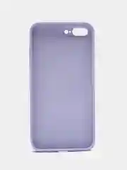 Лавандовый чехол силиконовый со стеклянной панелью для iPhone 7 Plus / iPhone 8 Plus