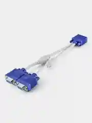 VGA переходник сплиттер разветвитель VGA 1x15M- 2x15F (с фильтрами)