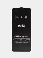 Черный защитное стекло матовое для Oppo A53 / A54 / A55 4G (Оппо А53 / А54 / А55