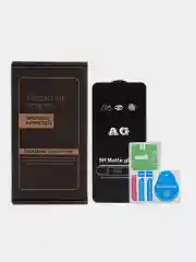 Черный защитное стекло матовое для Oppo A53 / A54 / A55 4G (Оппо А53 / А54 / А55