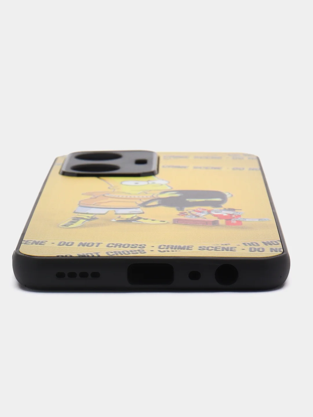 Желтый чехол с рисунком на Realme C55 (Реалми С55)