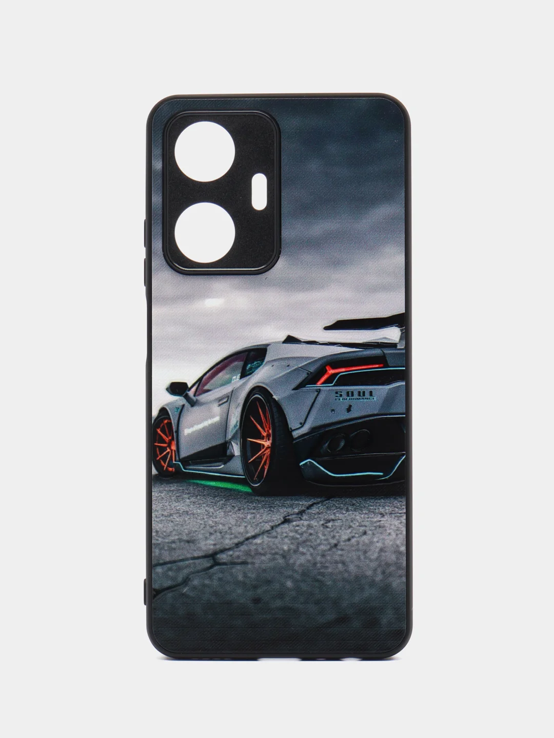 Хром чехол с рисунком на Realme C55 (Реалми С55)