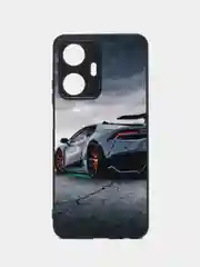 Хром чехол с рисунком на Realme C55 (Реалми С55)