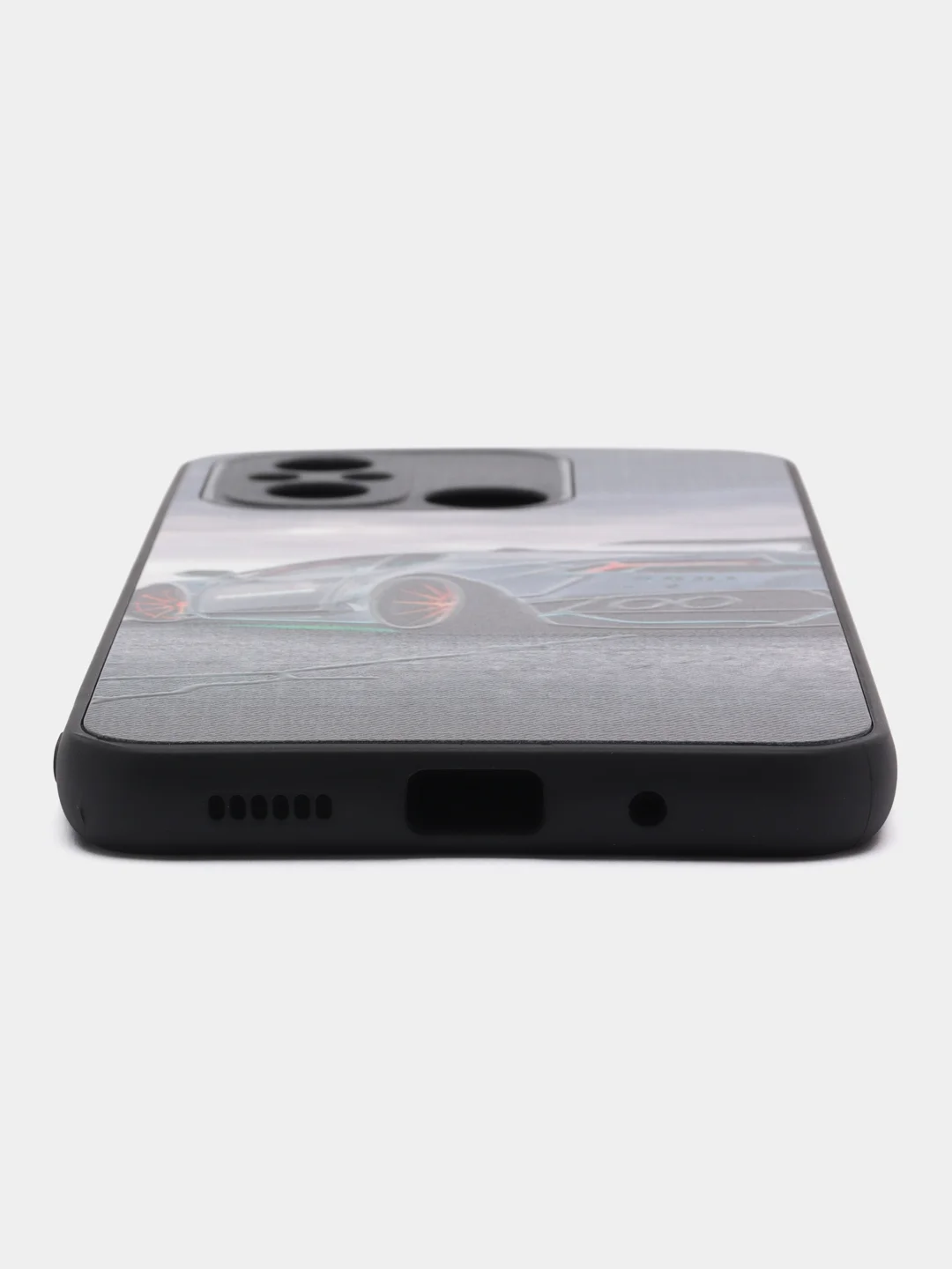Хром чехол с рисунком на Xiaomi Redmi 12C (Сяоми Редми 12Ц)